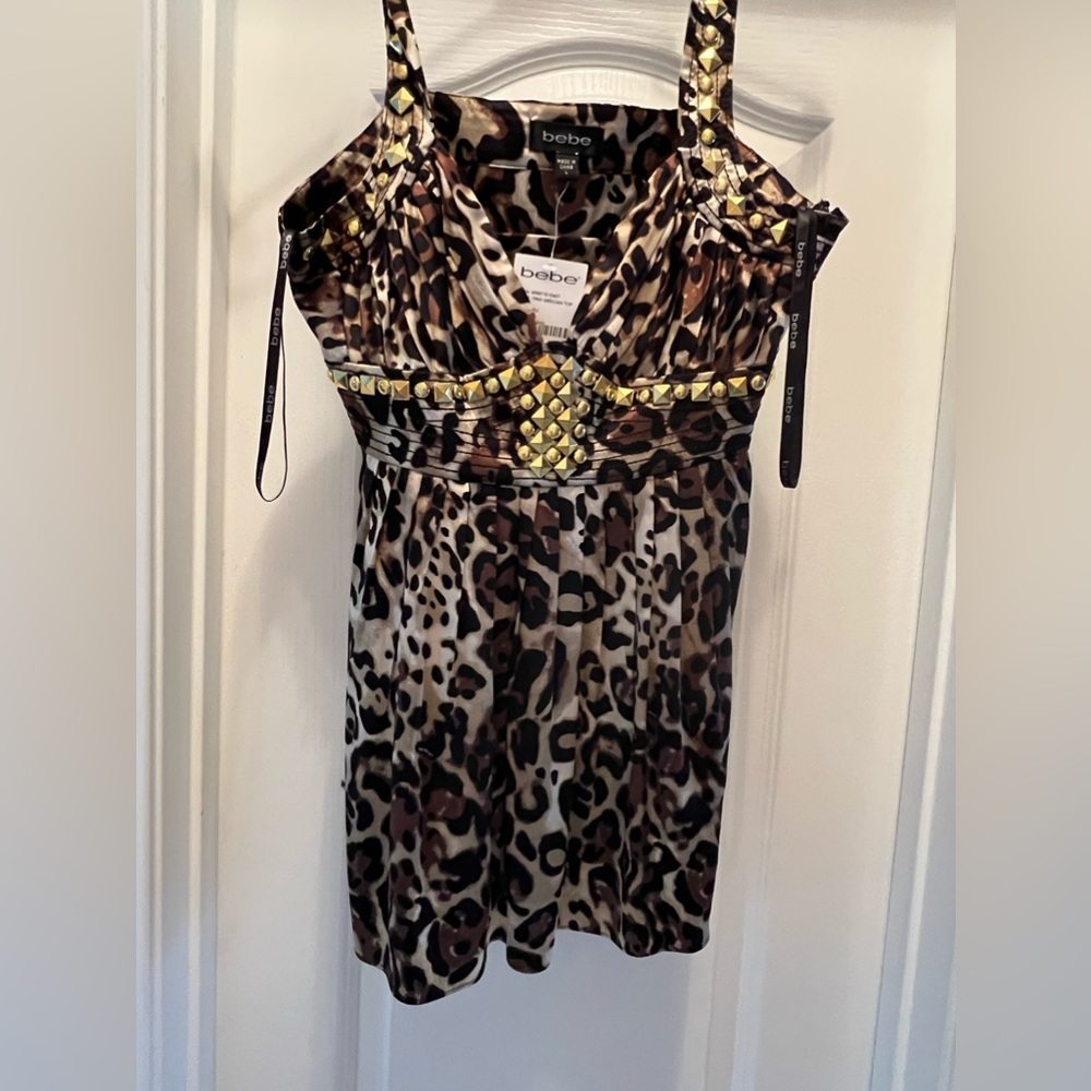 COPY - Bebe large studded top nwt